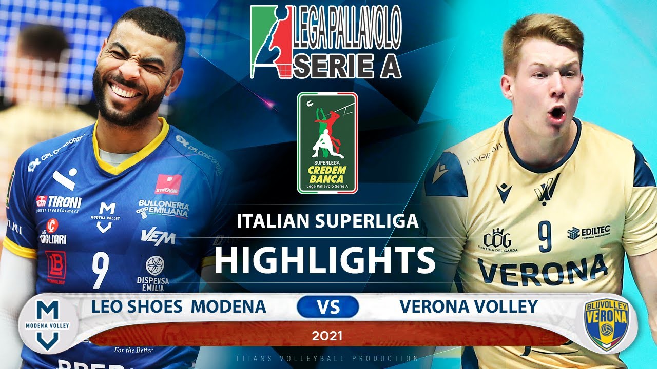 Leo Shoes PerkinElmer Modena vs Verona Volley | Highlights | Italian Superliga | HD