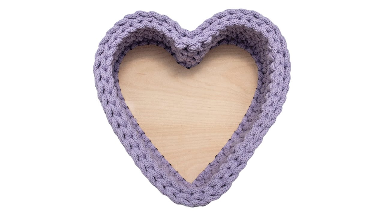 Crochet Basket Tutorial, Waistcoat Stitch, LEFT Hand