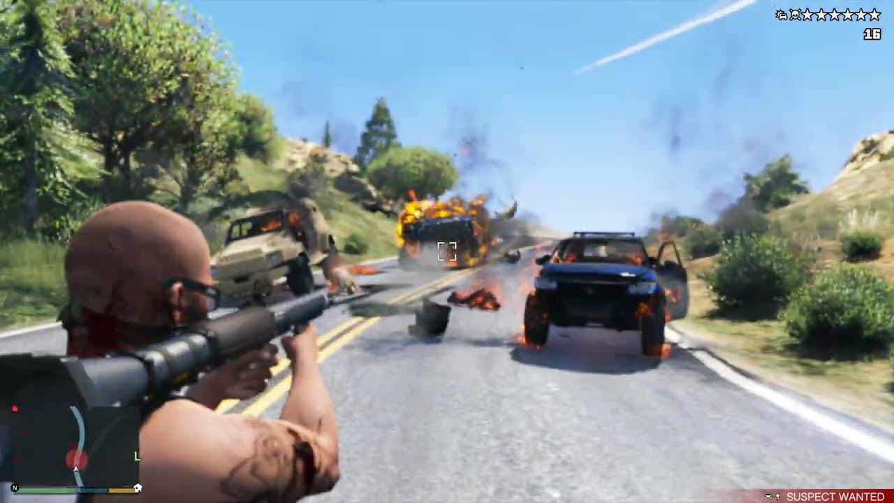 GTA 5 - Store Shootout + Six Star Escape