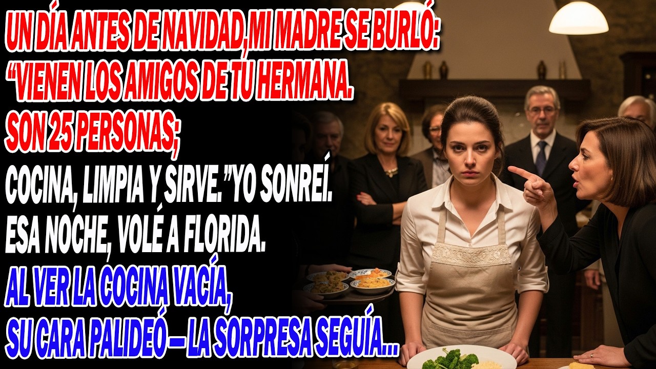 🎄😈 Me trataban como sirvienta — aquella Navidad no hubo comida, solo pánico…