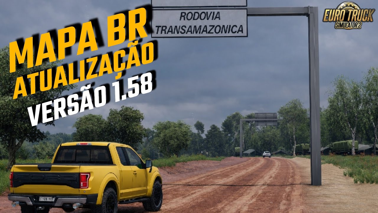 ATUALIZOU! MAPA BR 1.58 COM TRANSAMAZÔNICA 😱 DOWNLOAD GRÁTIS