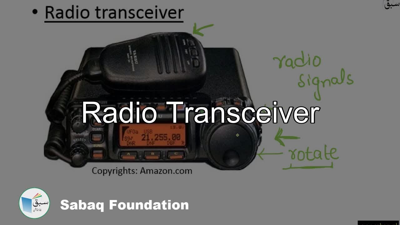 Radio Transceiver, Computer Science Lecture | Sabaq.pk