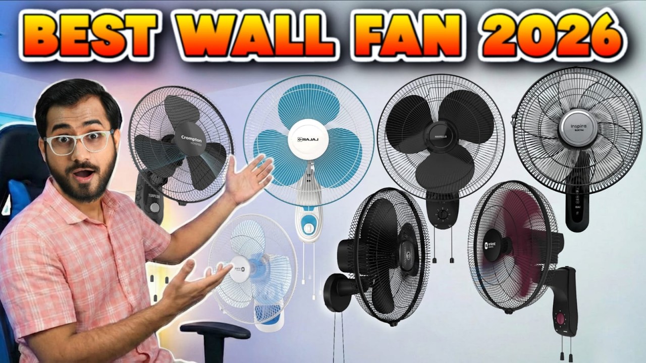 Best Wall Fan for Home 2026👌 | High Speed and Silent BLDC Wall Mounted Fan in 2026