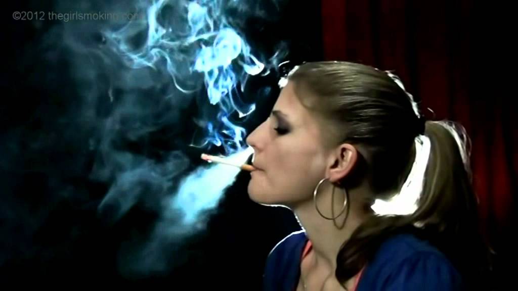girl smoking talking about smoke history - thegirlsmoking