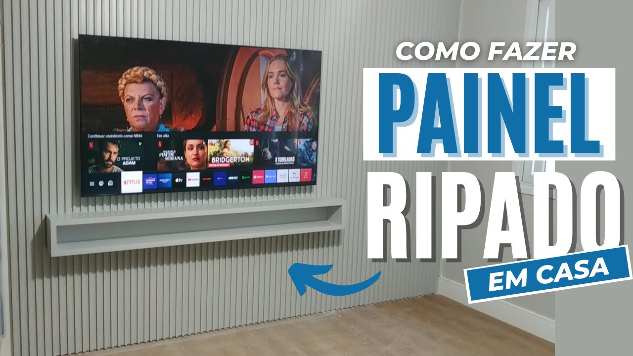 [COMPLETO] Como Fazer um  PAINEL DE TV RIPADO