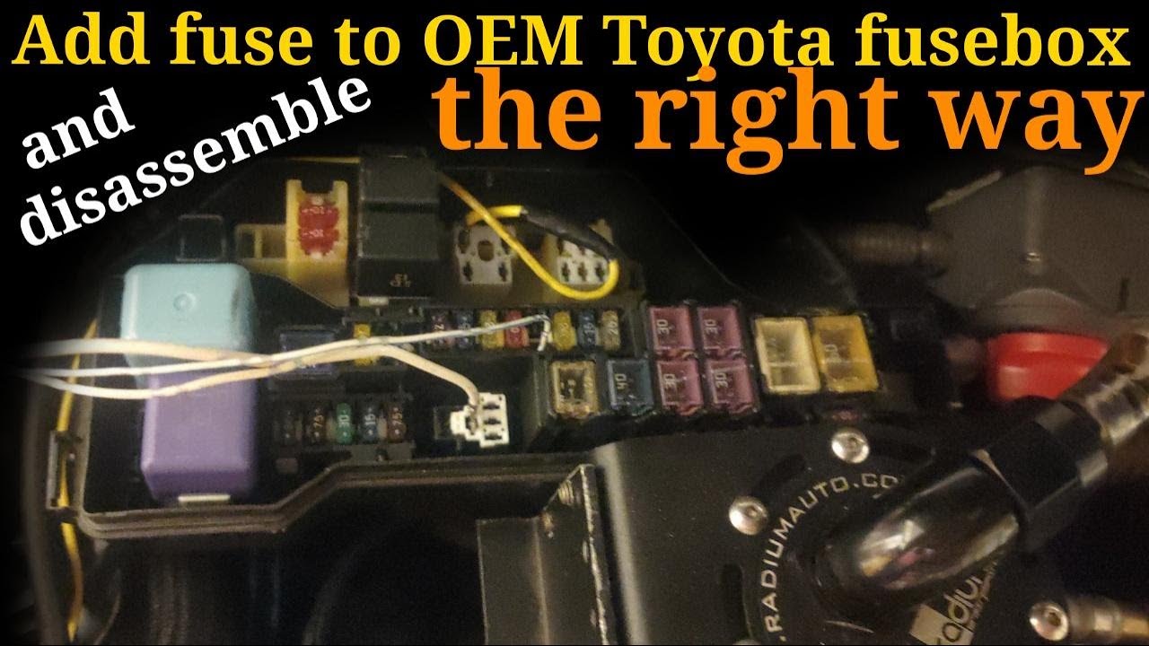 Add new fuses to IS300 fusebox (and/or disassemble!)