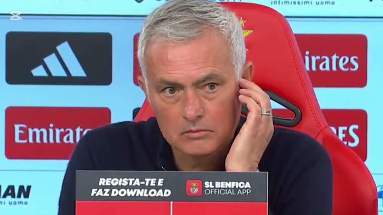 Benfica 2×2 Porto: conferência de impresa de José Mourinho.
