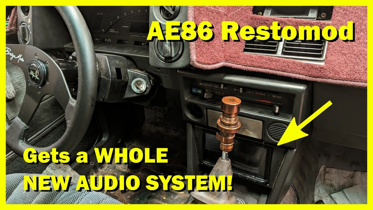 AE86 - Upgraded Stereo System! Project Creampuff UPDATE - Sounds like a NEW car stereo!