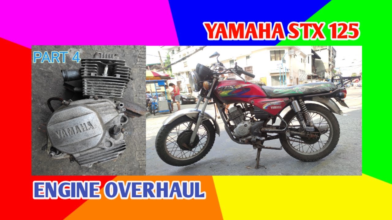 Yamaha STX 125 Engine Overhaul - PART 4 (Replacement of Camshaft, Rocker Arms, Valve Seals, Etc.)
