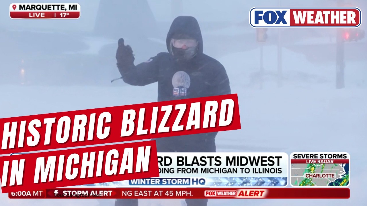 Историческая снежная буря обрушилась на Средний Запад, создав опасные для жизни условия и затрону...