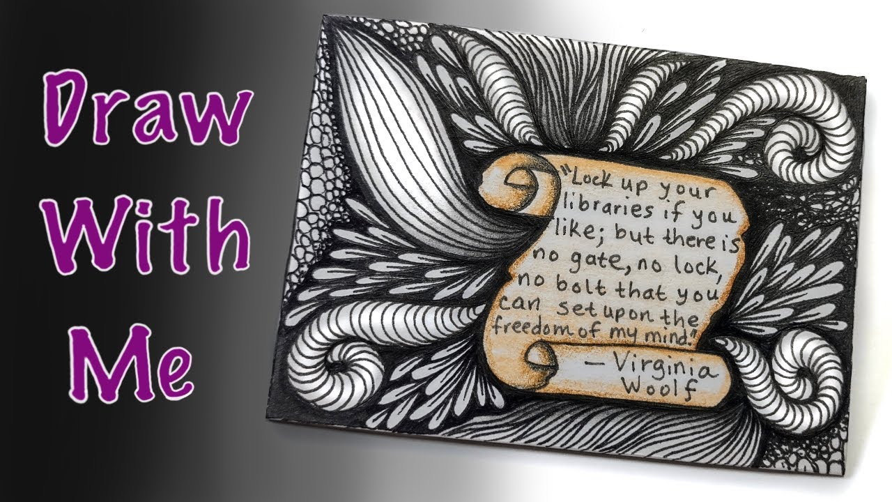 No lock on the freedom of my Mind | draw an ATC with me