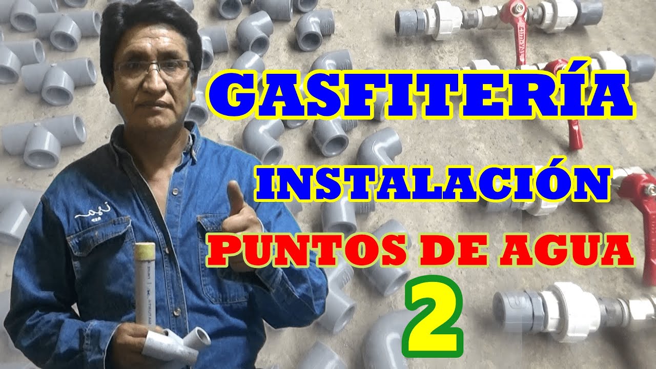 Gasfitería básica, puntos de agua 2