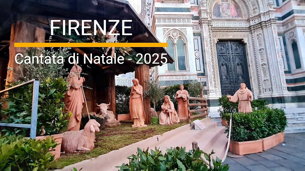 FIRENZE - Bandierai, Albero di Natale e Cantata
