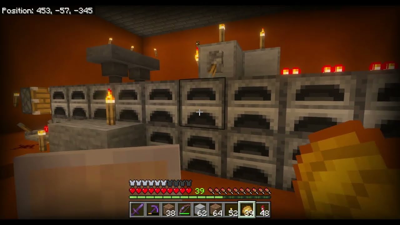22-Story Automatic Cactus Farm in Minecraft + Furnace System
