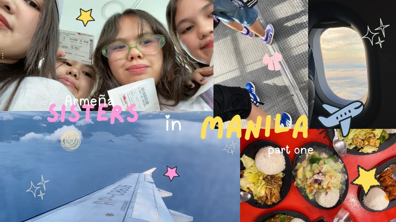 sisters in manila 💛✈️ traveling, food stops, snack taste test, meeting friends 👟🍽️💌 (jan 2025)