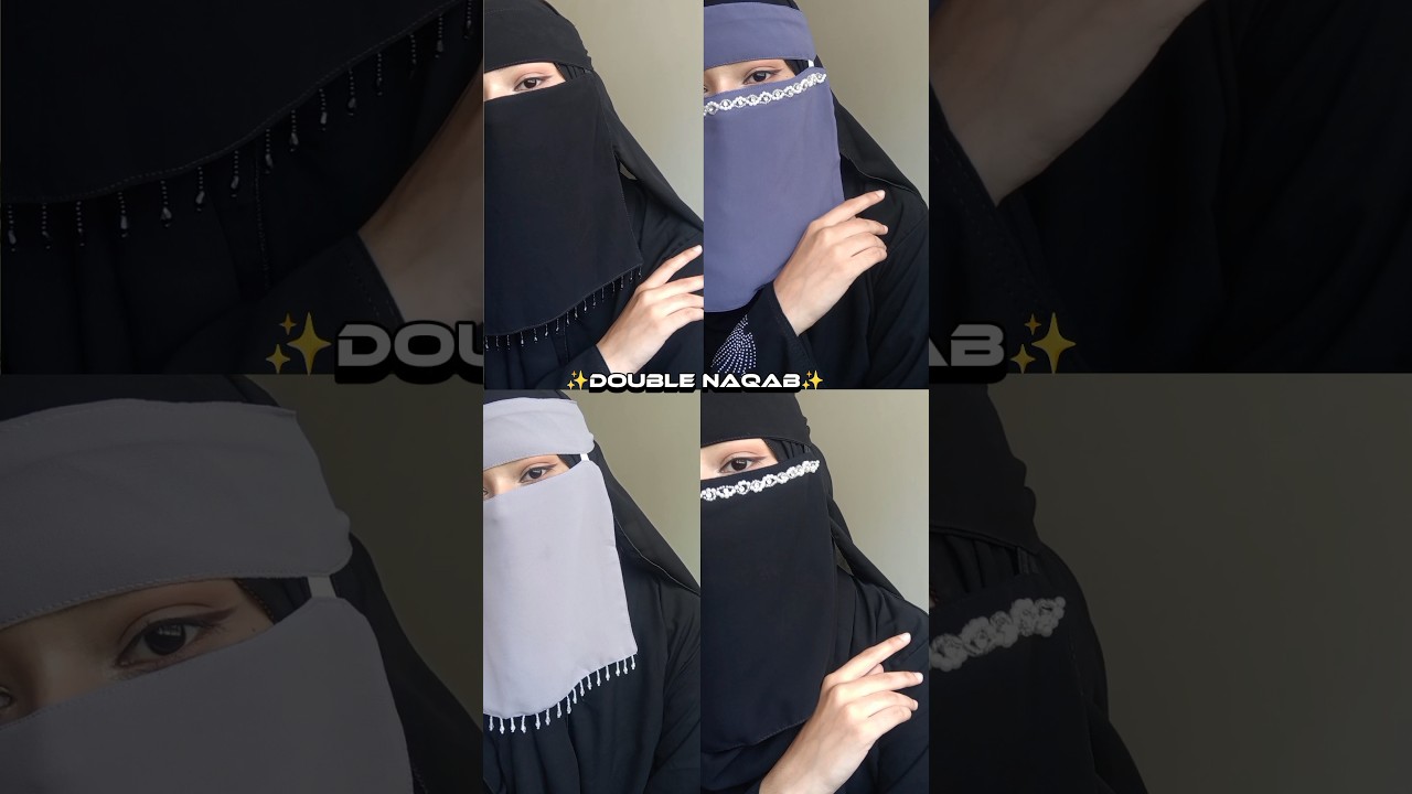 Half Naqabs😍❤ #ytshorts #shorts #naqab #modestfashion #viral