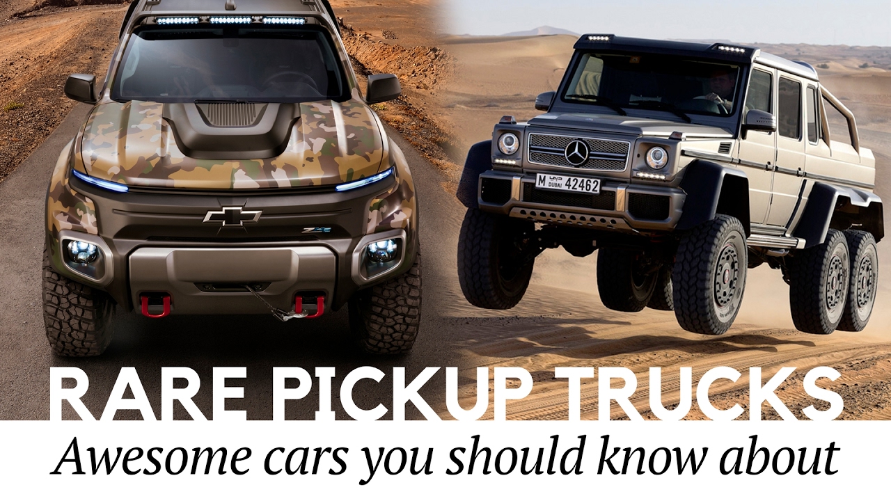 5 Awesome Pickup Trucks You Never Knew Existed (Best Concept Car Edition #1)