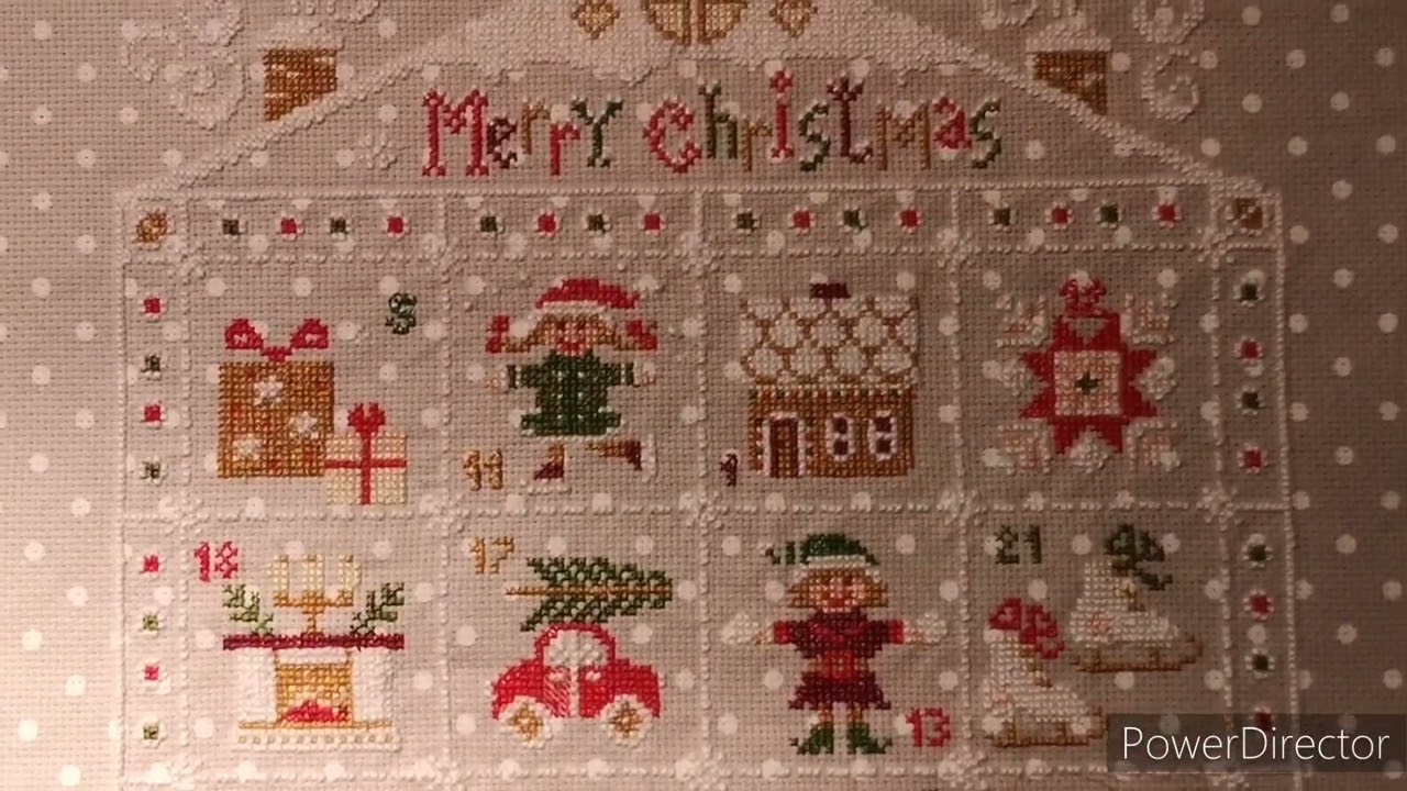 Flosstube francais #1, Toiles terminées part 1, #pointdecroix #crossstich