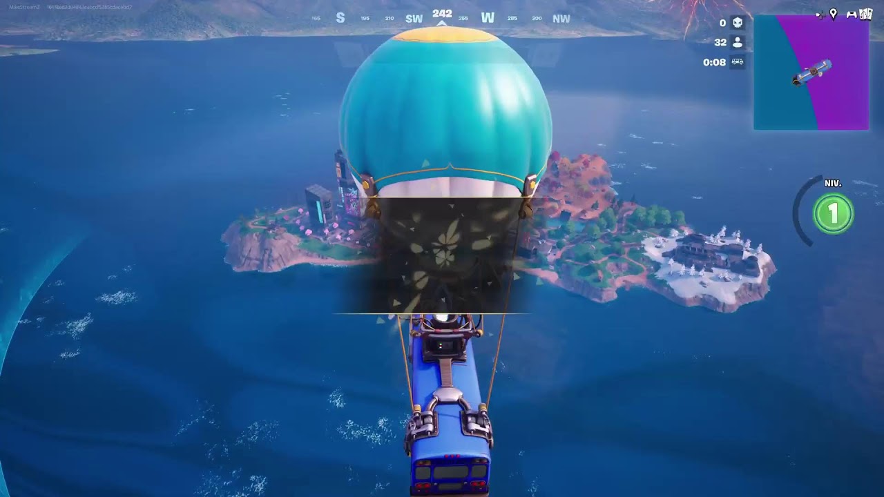 C'est partie sur Fortnite 1h du live