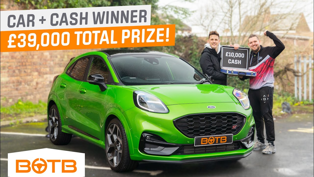 "Don't mess about!" Andrew Tristram BOTB Midweek Car Winner - Ford Puma ST + £10k Winner!