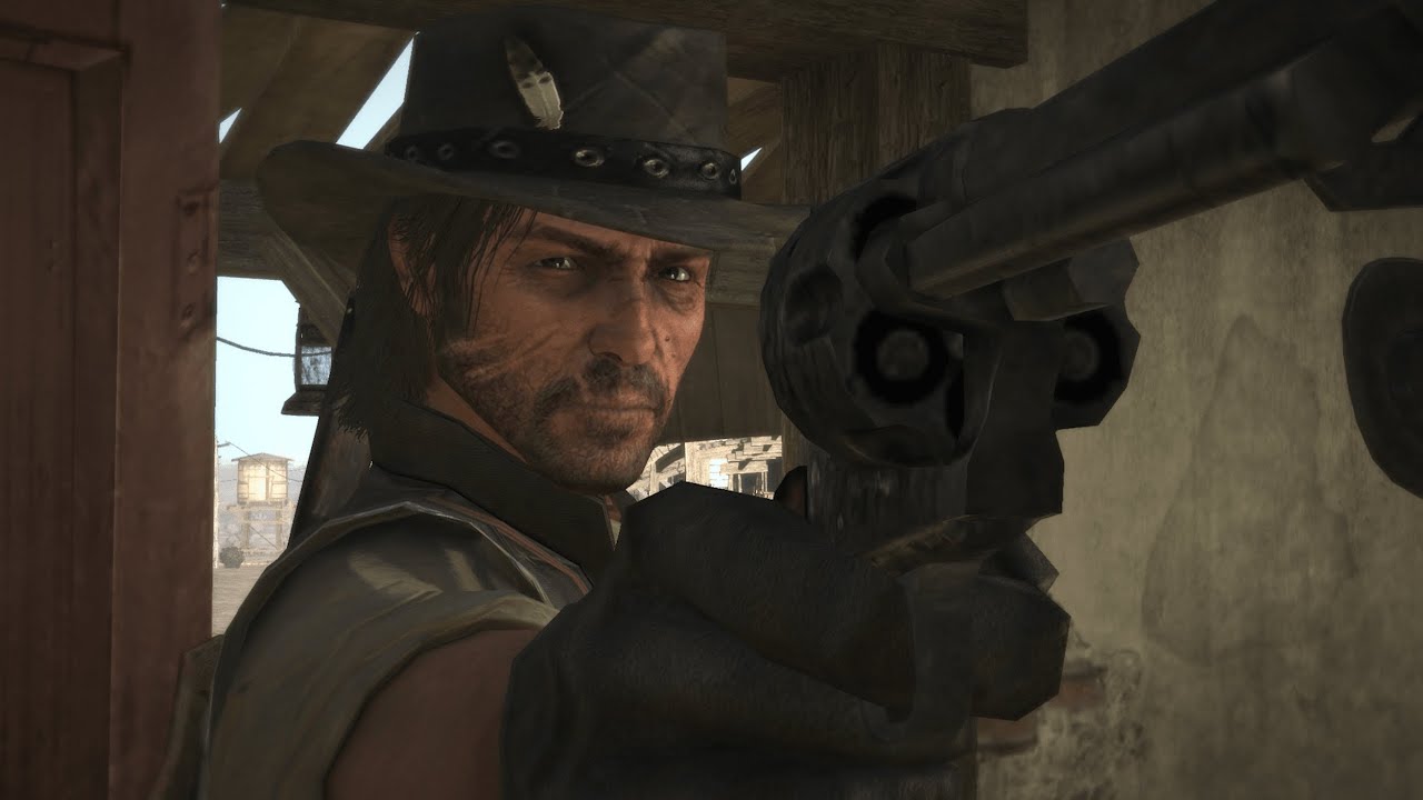 John Marston Meets Marshal Johnson The Sheriff - Red Dead Redemption PS5 2023