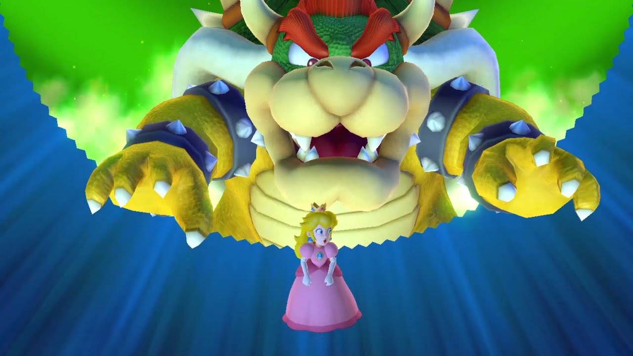 Mario Party 10 Bowser Party - Whimsical Waters - Peach Vs Daisy Vs Mario Vs Luigi