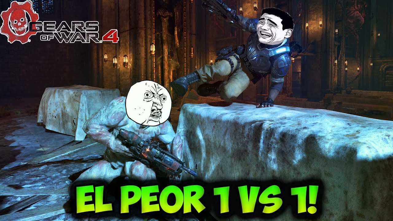 EL PEOR 1 VS 1!!! MOMENTOS DIVERTIDOS (Funny Moments) | GEARS OF WAR 4 - PACO TORREAR