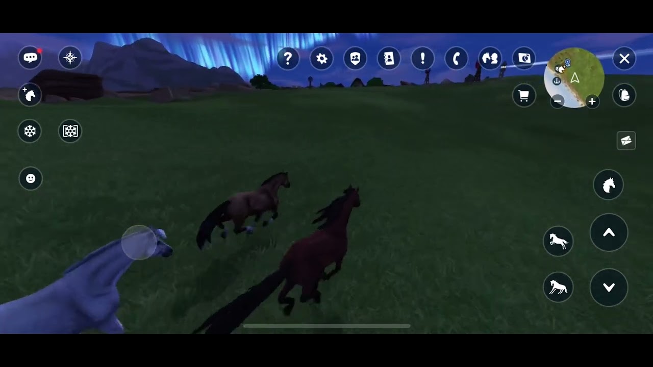 Galloping with the wild herd sso