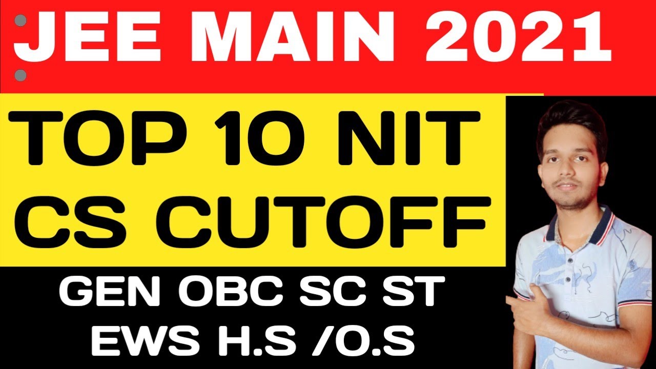 Top 10 NIT CS Cutoff | Category wise Top NIT CS Cutoff #wbjee