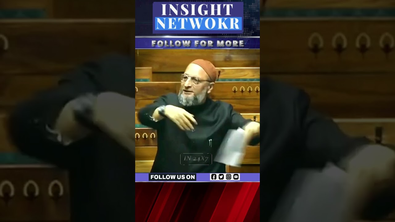 Watch: MP Asaduddin Owaisi's Fiery Speech In Parliament...