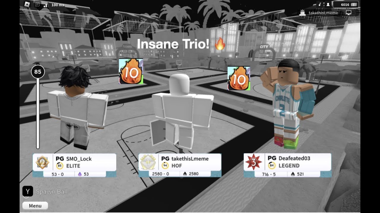 3 50 + STREAKERS GO CRAZY ON 3S! (UNSTOPPABLE) {ROBLOX HOOPZ} |LEADERBOARD HOOPZ PLAYER