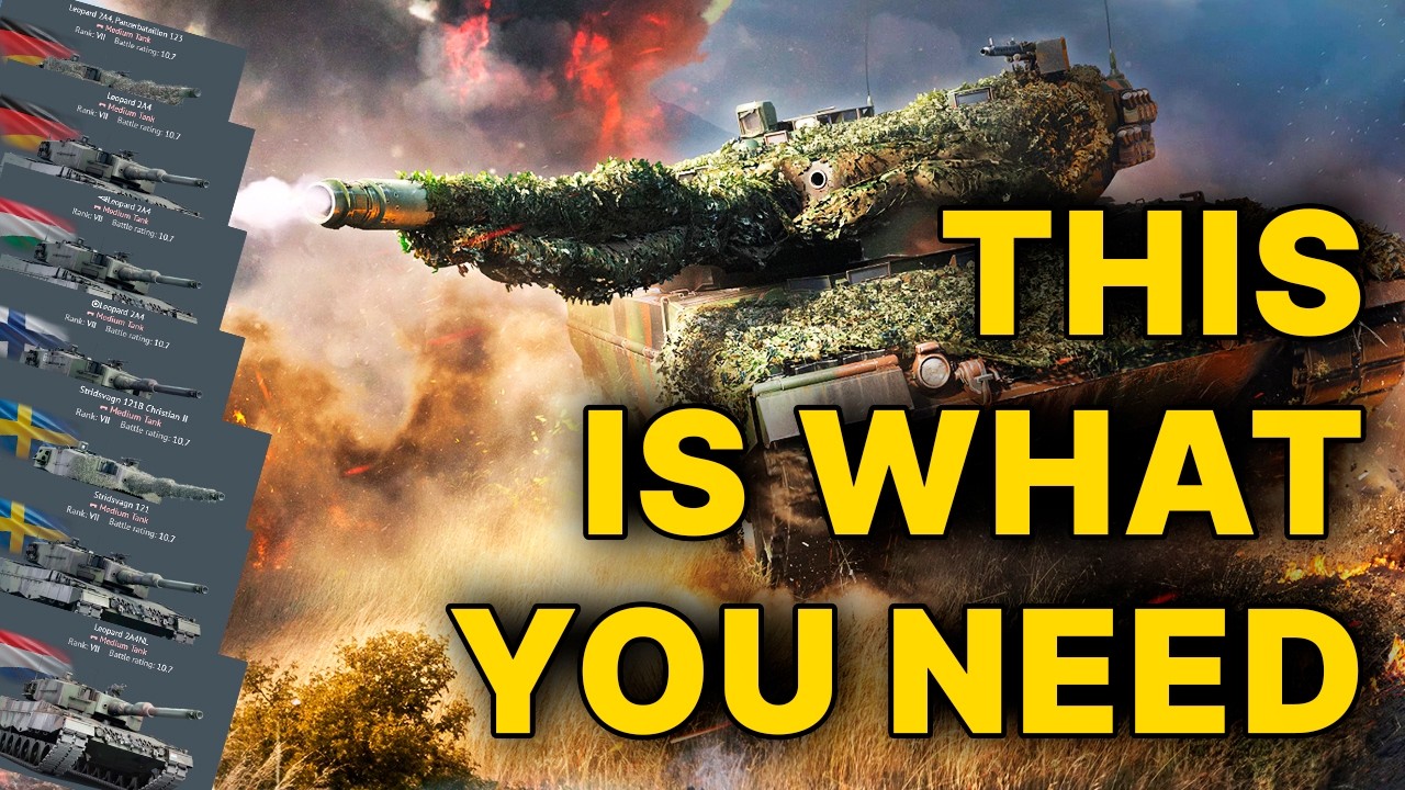 LEOPARD 2A4 i jego klony: Ostateczna recenzja! | WAR THUNDER