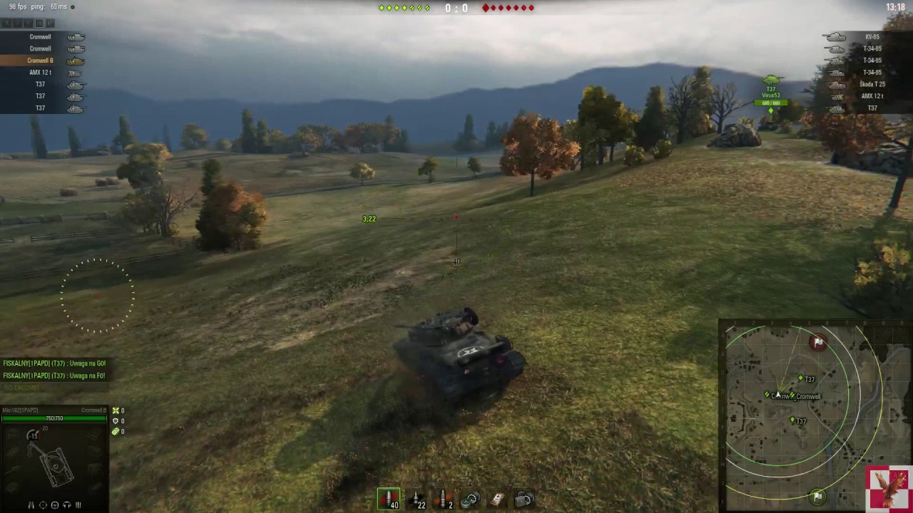 WoT - Twierdza T6 - Redshire - 1PAPD vs GSRO