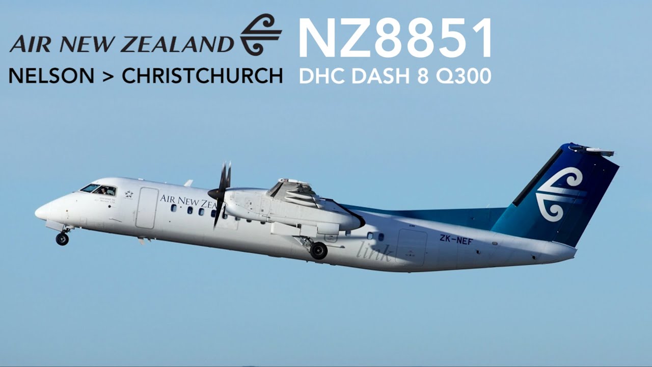 Air New Zealand NZ8851 : Flying from Nelson to Christchurch
