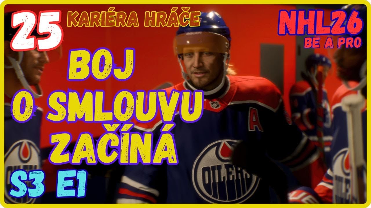 Začíná třetí sezóna #025 | Kariéra hráče NHL26 cz
