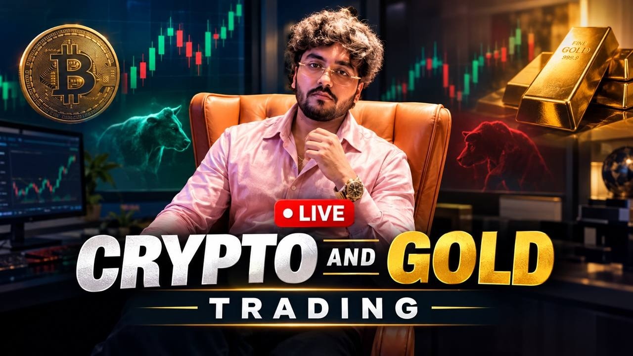 Big Crash !! Live Trading Crypto Gold , Bitcoin Learning Analysis | Intelligent Trader