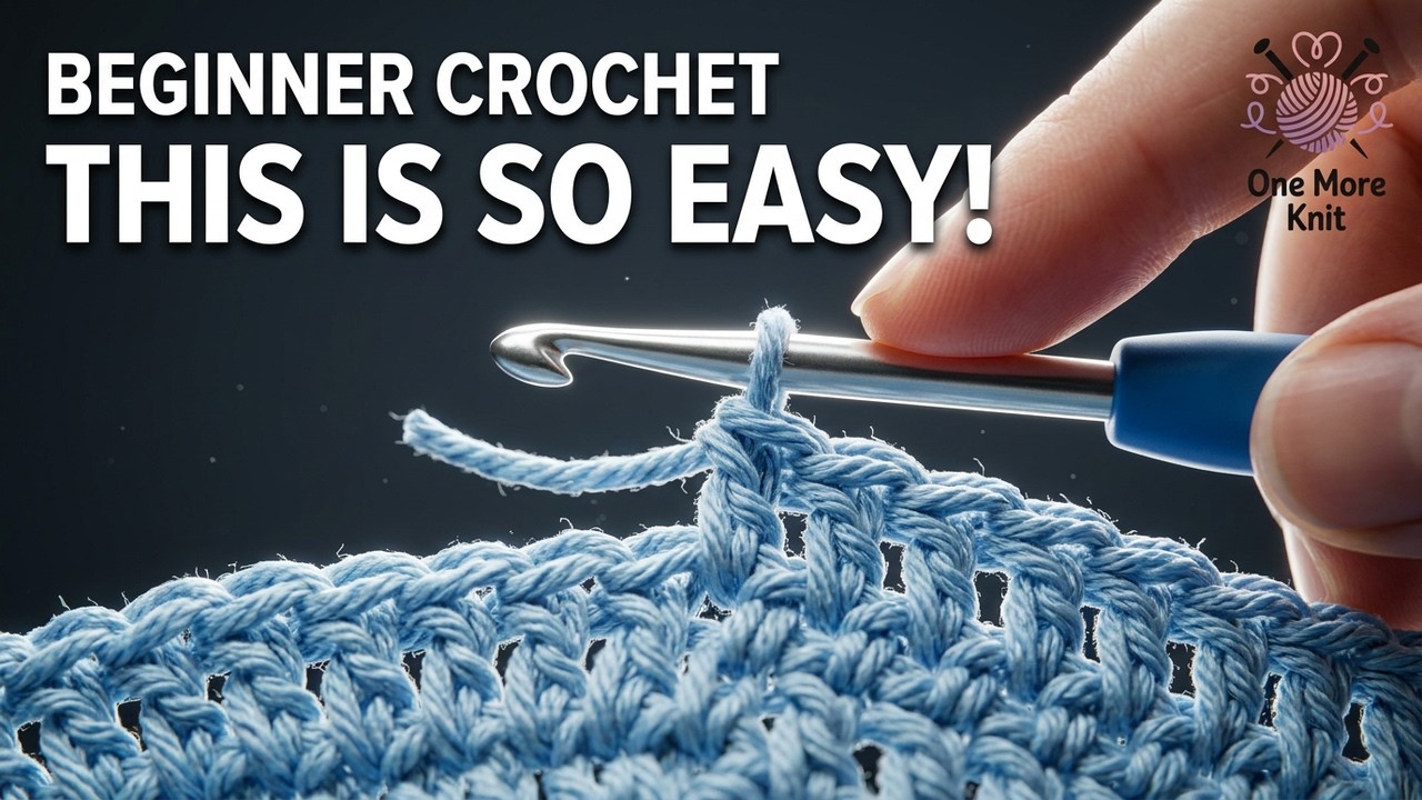 Crochet for Beginners: Crossed double crochet Step by Step | Easy Tutorial