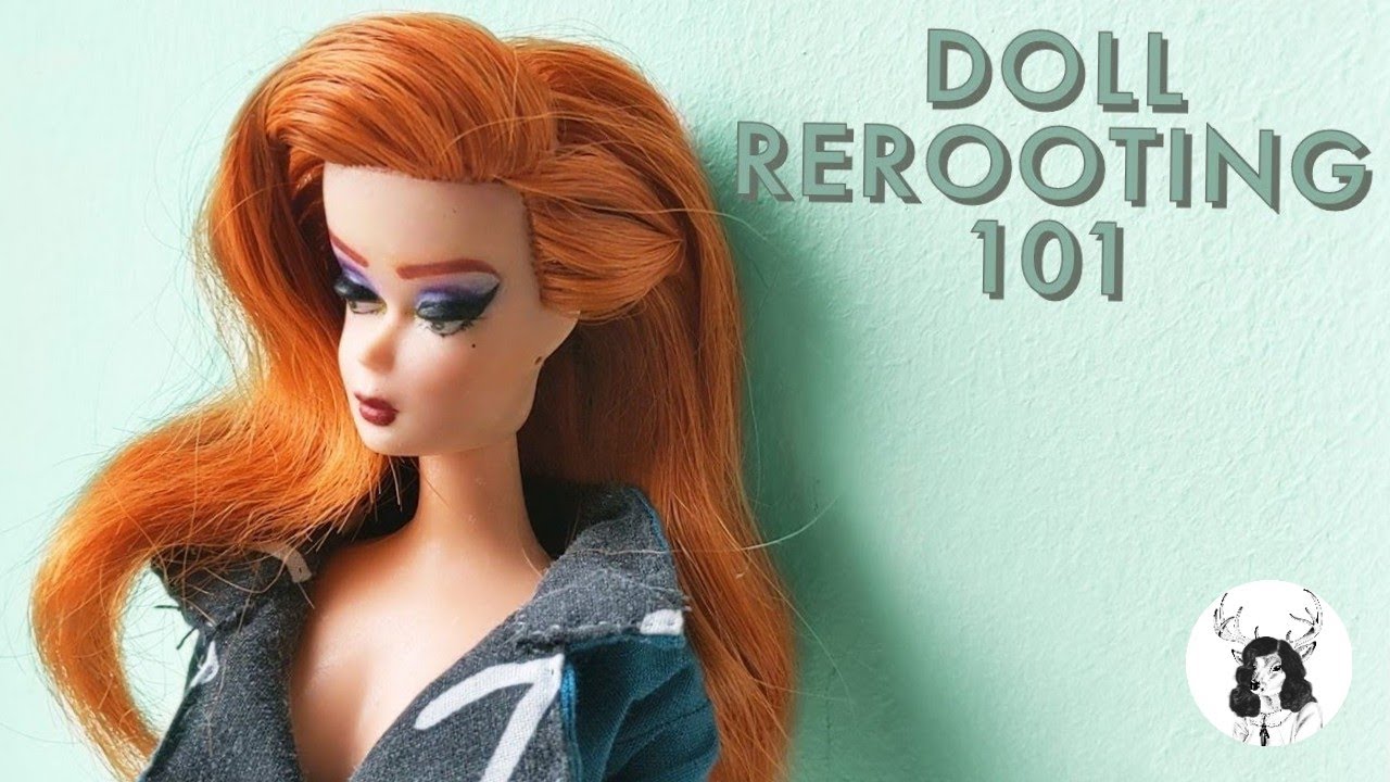 Doll rerooting 101 (+ environmentally friendly hair rollers)