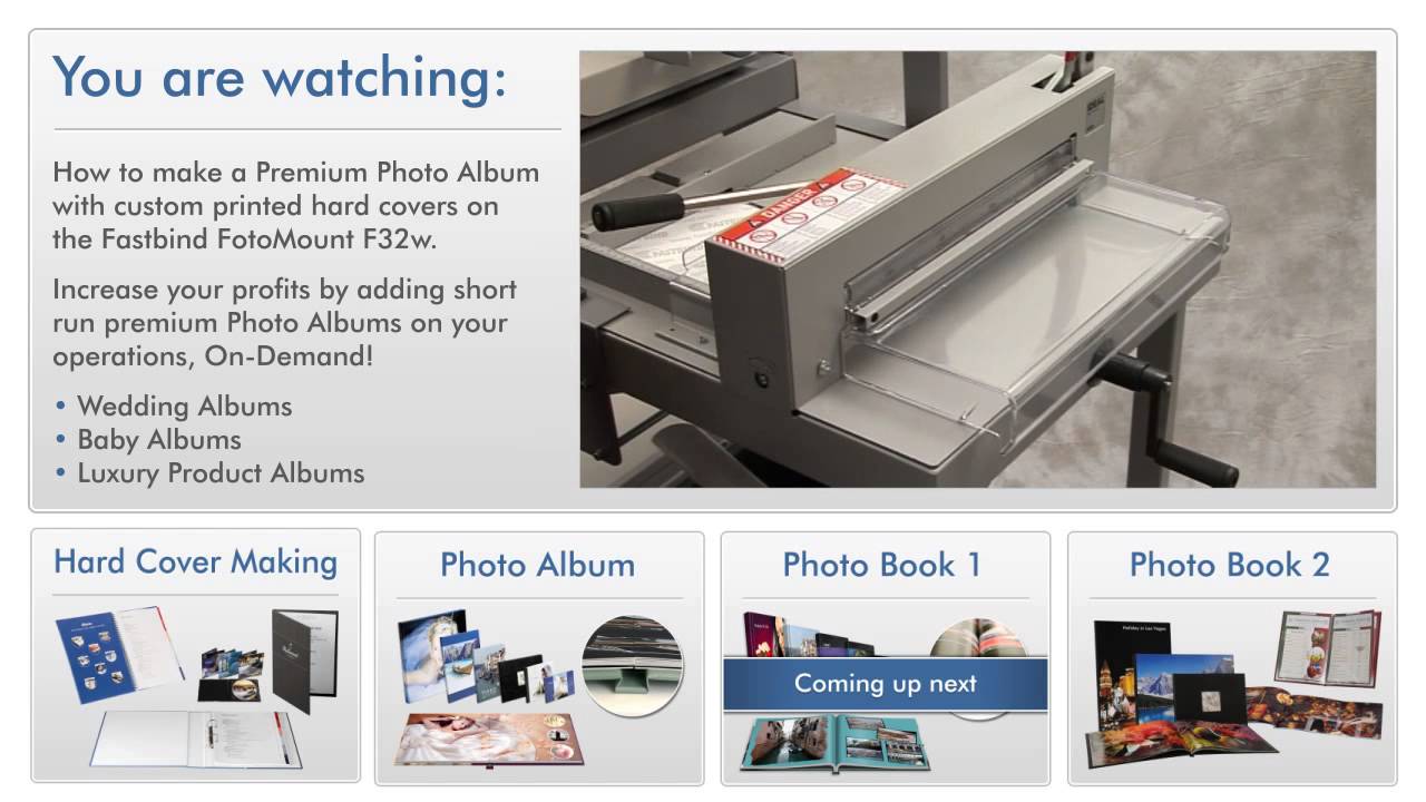 How to make photo books & Albums w/custom printed hard covers