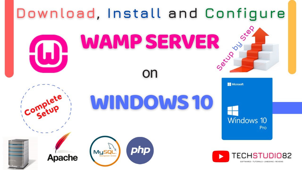 Как загрузить, установить и настроить сервер WAMP в Windows 10 | Полная настройка | Виртуальный х...