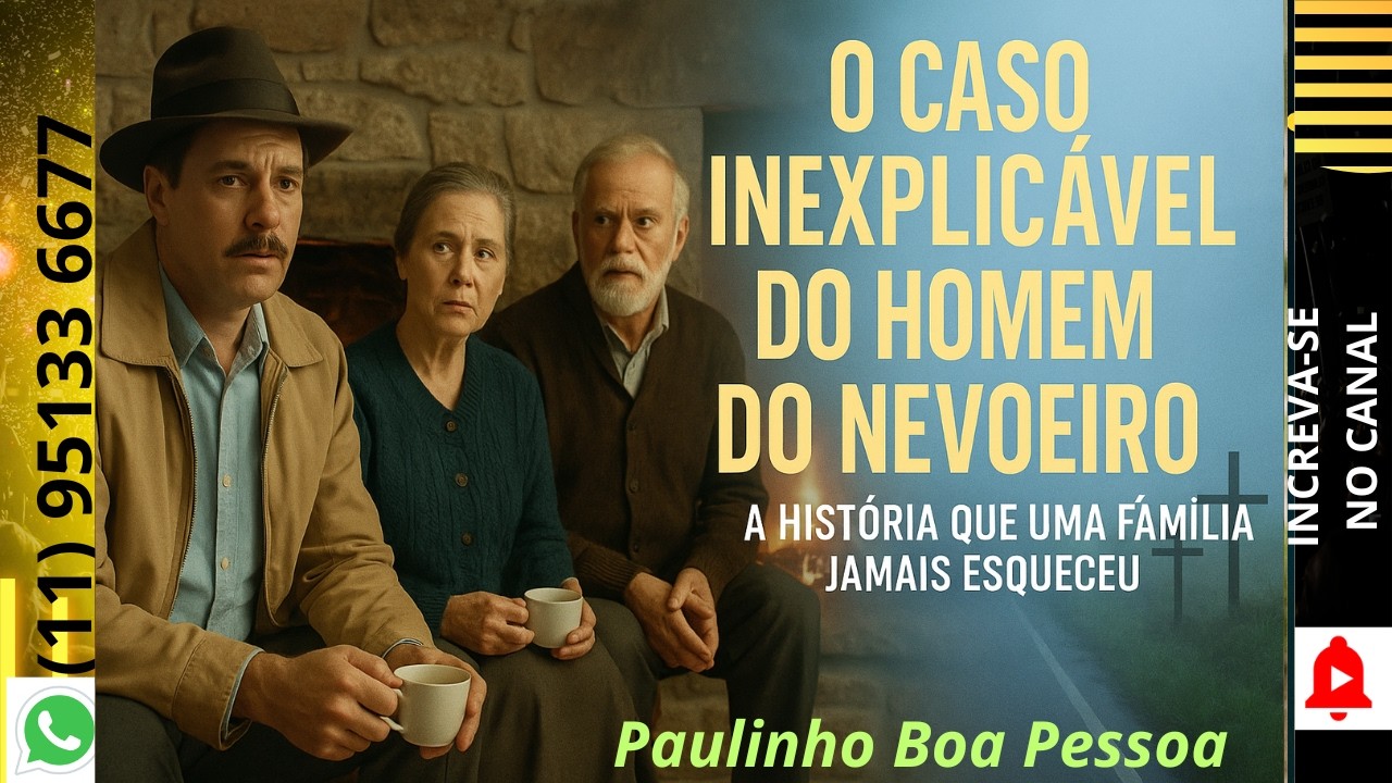 O MISTÉRIO DO HOMEM DO NEVOEIRO. ESSA HISTÓRIA VAI TE ARREPIAR