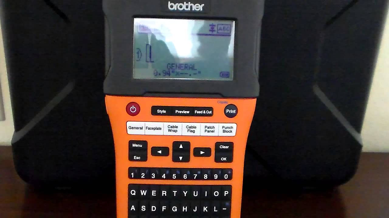 Brother PT-E500 Overview