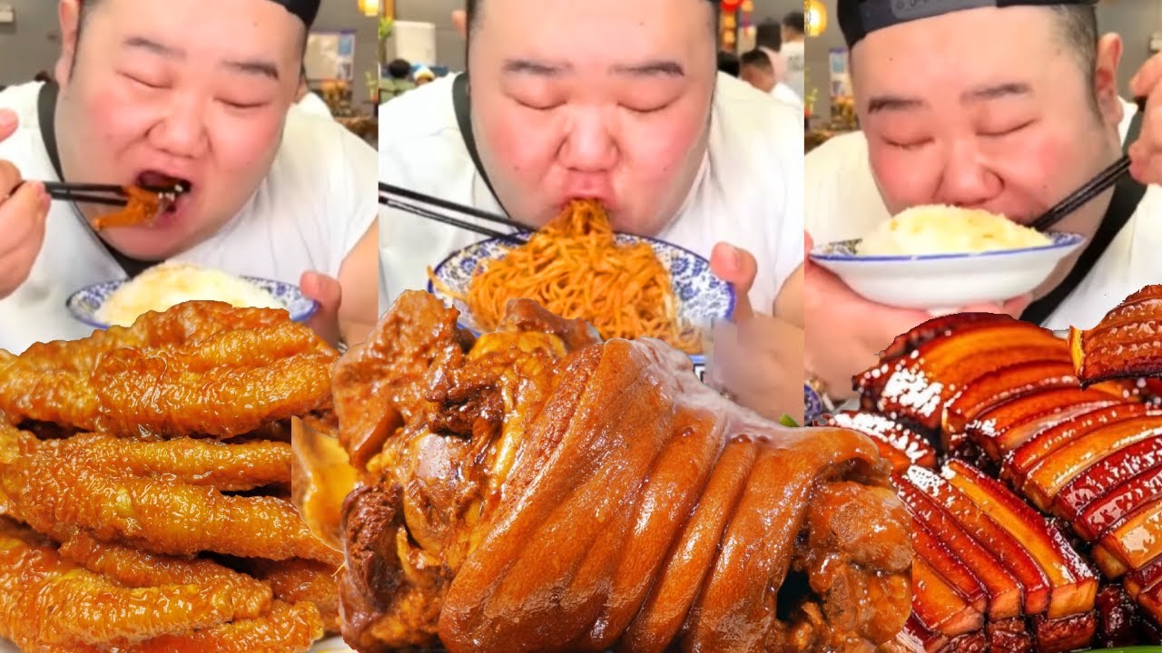 【大胃王挑戰】挑戰花300元吃徐州砂鍋宴！香辣豬蹄一口下去軟糯脫骨，虎皮雞爪軟爛入味大口嗦過癮｜ Food Challenge【櫻木花胖】