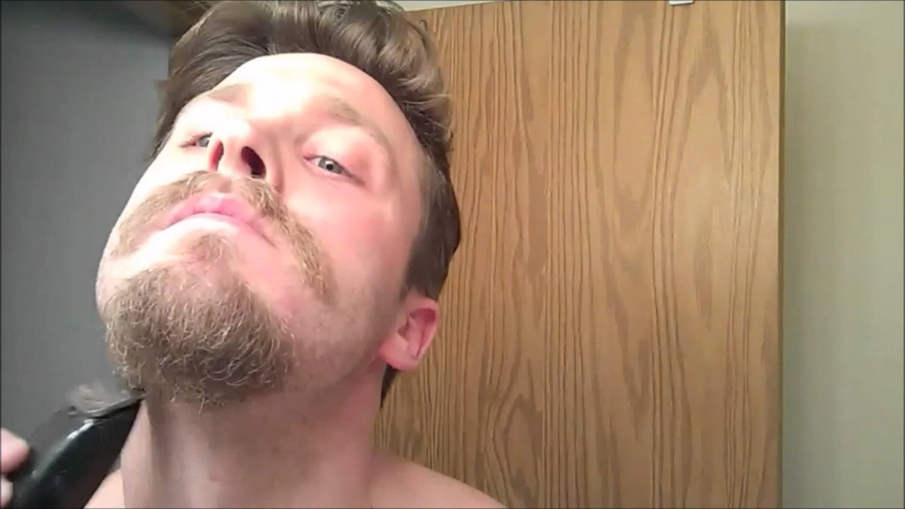 Triathlon Beard Fundraiser - Shaving the VAN DYKE