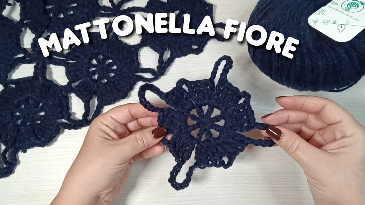 Mattonella Fiore all'Uncinetto: Il Motivo Che Trasforma Ogni Progetto