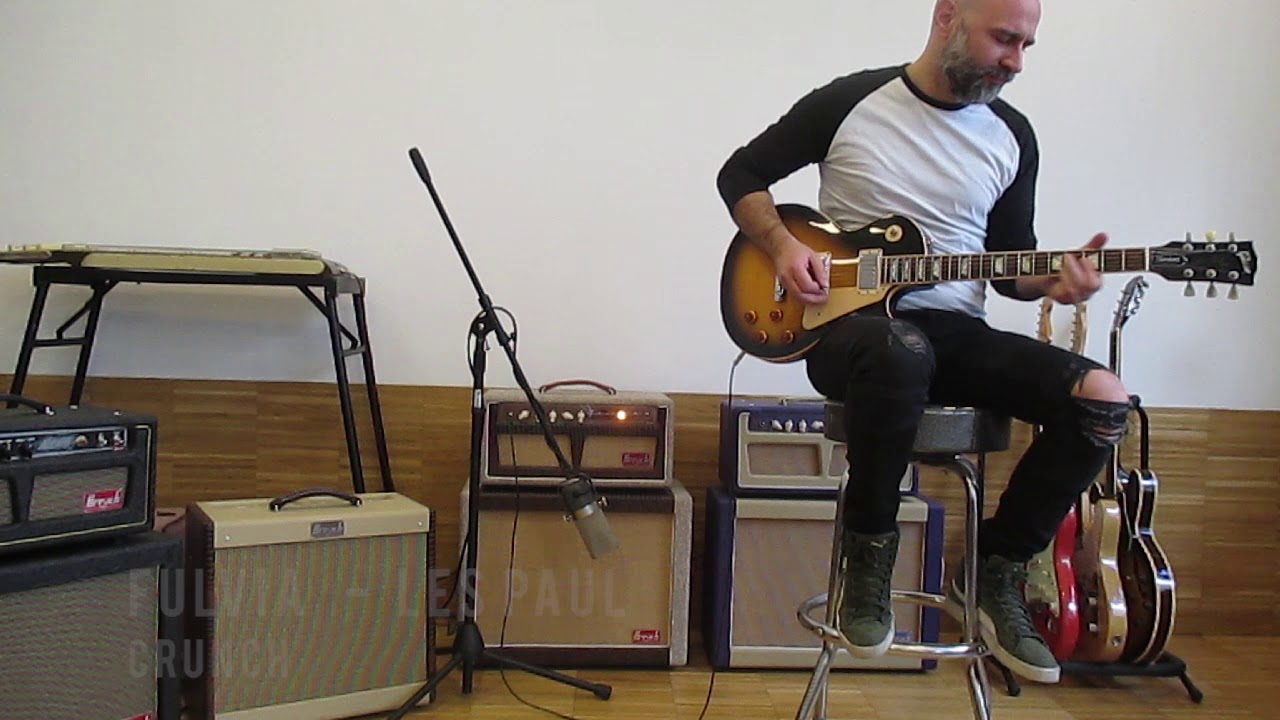 Breach  amps  Fulvia,  Jensen speaker C12K ,Gibson  Les Paul, Crunch