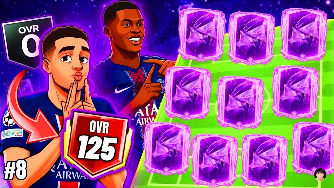 Hành Trình CÀY CHAY Từ Đầu Xây Dựng Team PSG Trong FC Mobile VN: Hái Lì Xì Tết Và Tiêu 90K Gems 