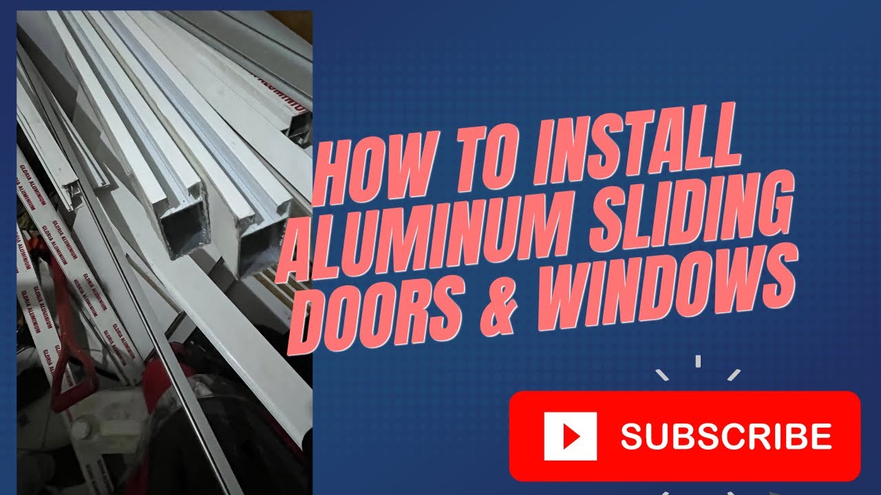 HOW TO INSTALL ALUMINUM SLIDING DOORS & WINDOWS IN RUIRU