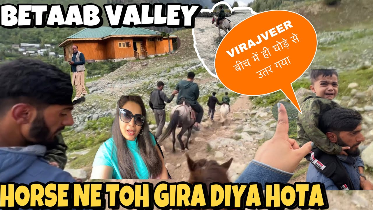 Pehlgam Betaab Valley Horse riding Bhari pad jati | Last village of kashmir@automotiv17