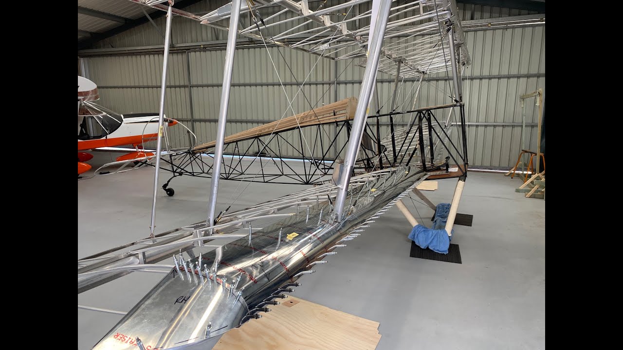 Sopwith Camel Aircraft Build: Crafting the Perfect Lower Wings Step-by-Step